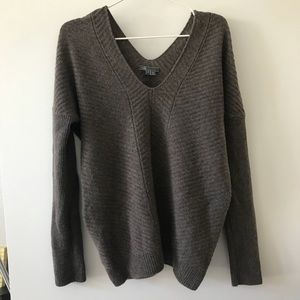 Vince wool & cashmere Double V Chevron Sweater
